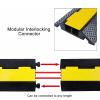 Yqyc 3 Large Channel Rubber Cable Ramp Cable Protector Ramps, 15000 Lbs Load Capacity Heavy Duty Traffic Speed Bump, 35.4x12.8x2.5in, Cable Concealer for Outdoor & Indoor Use view 4