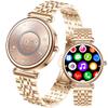 TAYSHILEY Smart Watch for Women 1.27" Color Screen Waterproof Fitness Activity Tracker Rose Gold Women's Smart Watch with Heart Rate Sleep Monitor for Android and iOS (Rose Gold Steel RT-i109) view 1