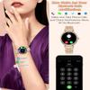 TAYSHILEY Smart Watch for Women 1.27" Color Screen Waterproof Fitness Activity Tracker Rose Gold Women's Smart Watch with Heart Rate Sleep Monitor for Android and iOS (Rose Gold Steel RT-i109) view 2