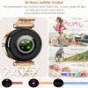 TAYSHILEY Smart Watch for Women 1.27" Color Screen Waterproof Fitness Activity Tracker Rose Gold Women's Smart Watch with Heart Rate Sleep Monitor for Android and iOS (Rose Gold Steel RT-i109) view 4