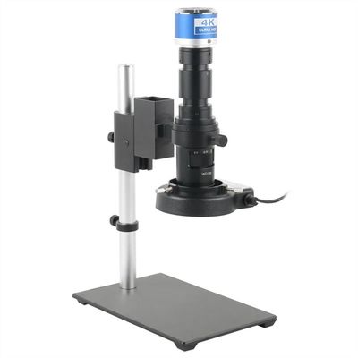 ZTBH Microscope Accessories Kit IMX377 24MP 4K UHD Digital Industrial Video HDMI Microscope Camera C Mount Lens for PCB Soldering Phone Repair PCB Inspection(500X)