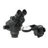 ZTBH Microscope Accessories Kit 7X-45X Simul-Focus Parfocal Continuous Zoom Trinocular Stereo Microscope Head and 25mm Holder(Black) view 1