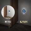 LLCXCSI Plug-in Led Night Light with Auto Dusk to Dawn Sensor for Boys Girls Room Decor, 3D Blue Soccer Ball Wall Lamp Nightlights for Hallway,Bedroom, Kids Room, Kitchen, Stairway, (0.5W, 2 Pack) view 2