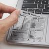 2 Pack Mac OS Shortcuts Sticker | Mac Keyboard Stickers for Mac OS | MacBook Shortcut Stickers for 13-16" Air and Pro (Clear Black+Clear White) view 4