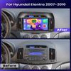 2+64GB Hikity for Hyundai Elantra 2007-2010 Android Car Stereo, 9 Inch Touchscreen Car Radio with Wireless Carplay, Android Auto, GPS Navigation, WiFi, Bluetooth, FM RDS, EQ + AHD Backup Camera view 2