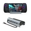 for ASUS ROG Ally X Handheld Docking Station, 6-Port, USB 3.0, HDMI/4K, Ethernet 1000M/s, Aluminum Alloy view 1