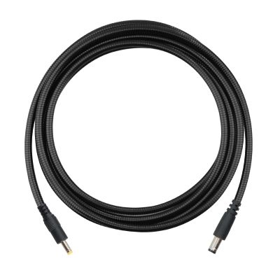 Chewproof Power Cable for Solar Panel Connector, 5.5x2.1 to 4.0x1.7 Male DC Plug, Compatible with Tactacam Reveal,Stealth Cam, Moultrie & Muddy Trail Cameras, 39in/1m Length
