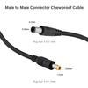 Chewproof Power Cable for Solar Panel Connector, 5.5x2.1 to 4.0x1.7 Male DC Plug, Compatible with Tactacam Reveal,Stealth Cam, Moultrie & Muddy Trail Cameras, 39in/1m Length view 2