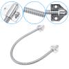 Gsycle 40cm Long Door Loop with Triangle Ends, Door Wire Conduit Flexible Gooseneck Door Cable Protector for Exposed Mortise Mounting Protect Wire Cable view 4