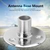 Holigie Antenna Mount Base, Marine Antenna Mount 316 Stainless Steel Male Thread Boat Accessories, Marine Antenna for Marine Boat view 2