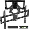 IWORKBOARD 75 85 90 inch Full Motion TV Wall Mount for 40-90'' TV Mount, Heavy Duty Adjustable articulating Bracket Tilt Swivel Extension Level, VESA 600x400mm, 16" Studs, 132 lbs for 65 70 75+ TVs view 1