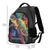 ALAZA Turtle in Rainbow Color Backpack Bookbag Laptop Notebook Bag Casual Travel Trip Daypack for Women Men view 3