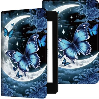 Case for Kindle 10th Generation 2019, Ultrathin Lightweight Kindle Case 10th Generation, Adjustable Stand PU Leather Cover with Auto Wake/Sleep, for Kindle 2019 Case, Butterfly Month