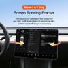 ruiyyco Screen Swivel Mount with Rotating Bracket for Tesla Model Y 2019-2024 & Model 3 2019-2024 Highland, Center Console, Silver Swivel Holder for Tesla Accessories (for Model Y 2019-2024) view 2