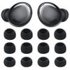 6 Pairs Replacement Eartips Silicone Buds Ear Tips S/M/L 3 Size Earbuds Set Compatible with Samsung Galaxy Buds Pro Earphone Ear Tips (6 Pairs, Black) view 1