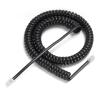 Phone Cord 13FT Uncoiled (1.4FT Coiled), 1Pack Telephone Cord, RJ9 Telephone Cords for Landline Phones Woks with Polycom VVX 601 IP Phone, Black view 1