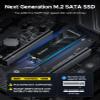 ORICO M.2 2280 SATA SSD, 512GB Internal M.2 SSD with B+M Key for Desktop/Laptop, SATA III 6Gbps NGFF Solid State Drive Low Power Consumption (PCIe NVMe Incompatible) - Y20M view 2