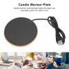 55C Constant Temperature Coffee Mug Warmer, 3 Levels USB Candle Warmer, Automatic Warmer Heating Plate for Office Desk (Gold) view 4