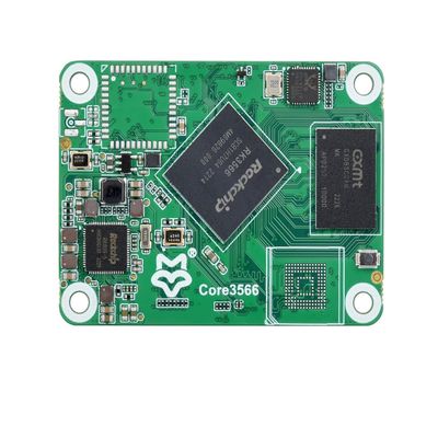 Core3566 Module for Raspberry Pi CM4 Rockchip RK3566 Quad-Core Processor PCIE, CSI Interface Without Wireless 4GB RAM 0GB eMMC Flash (Lite)