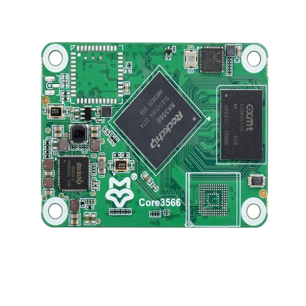 Core3566 Module for Raspberry Pi CM4 Rockchip RK3566 Quad-Core Processor PCIE, CSI Interface Without Wireless 4GB RAM 0GB eMMC Flash (Lite)