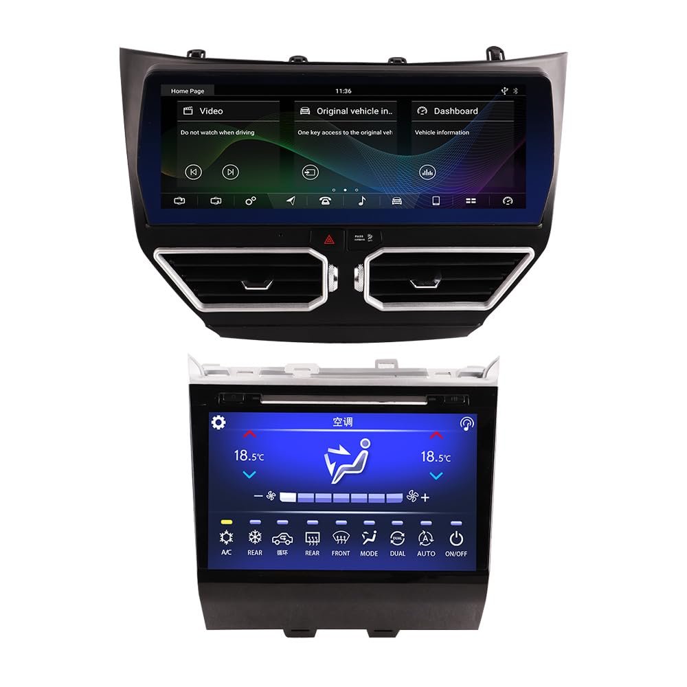 12.3 Inch Dual Screen Android 13 Car Radio for Nissan Pathfinder 2013-2020 Stereo Replacement Multimedia Player GPS Navigation Carplay WiFi Bluetooth 1080P Touch Screen Head Unit (4-64GB)