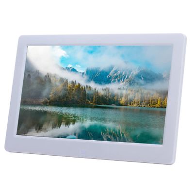 10.1 Inch Digital Picture Frame, 1024 * 600 Electronic Photo Frame Calendar/Clock Function, MP3/ Photo/Video Player with Remote Control