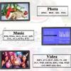 10.1 Inch Digital Picture Frame, 1024 * 600 Electronic Photo Frame Calendar/Clock Function, MP3/ Photo/Video Player with Remote Control view 4