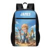 Blinshir Custom Engineer Backpack for Men Women Personalized Fashion Backpack Design Your Name Text Photo Customize Large-capacity Laptop Backpack for Work Camping Travel 17in view 1