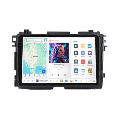 DUDUAUTO Radio for Honda Vezel HR-V HRV 2013-2022 - (12GB+256GB), Android 13 DUDU7 Stereo 9.5 Inch 8-Core Dual Band GPS Wireless Car-Play Android Auto Navi Head Unit FM AM RDS Blue-Tooth Upgrade