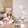 Charger for Ingenuity Baby Swing,Replacement Power Cord for Baby Rocker,2-in-1 Compact Portable Chargers Compatible with InLighten,Simple Comfort,ConvertMe,Swing'n Go,Adapter Charger USB A &DC Plug view 2
