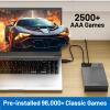 Kinhank 12TB Retro Gaming Hard Drive with 96000+ Classic Games, Compatible with 400+ Emulators, 6000+3D Games, Portable Game Hard Drive Compatible with Win 7/8/10/11 view 2
