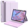 JKSML Keyboard Case for iPad 11th 10th Generation 11/10.9 inch A16 2025/2022, 7 Colors Backlit, Detachable Wireless Keyboard for iPad 10th Gen, Built-in Pencil Holder, Auto Sleep/Wake, Purple view 1