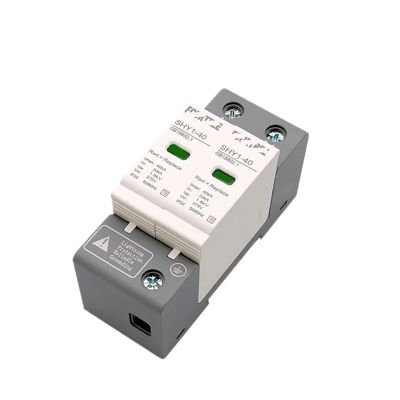 AC Surge Protector Protection SPD AC 2P Surge Protection 2040KA 30KA60KA House Lightning Protector Low-Voltage Arrester Device 275V 385V Din Rail(2P 230V AC,10-20KA)