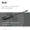 Club 3D CSV-1554 USB Type C(DP Alt-Mode 2.1) to HDMI Triple Monitor 4K60Hz M/F MST hub view 3