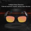 flexman Smart Glasses, Stereo Noise Cancelling Cordless Bluetooth Polarized Sunglasses with Headphone for Cycling Running Driving Fishing (Golden) view 3