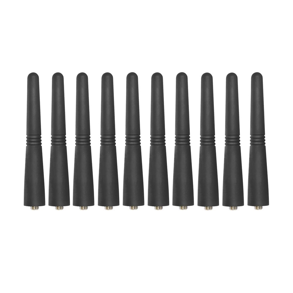10 Pack PMAE4002 PMAE4002A PMAE4003 PMAE4003A UHF Stubby Antenna 400-470MHz 3.5 Inch for CP200 CP200D CP200XLS CT250 CP150 PR400 HT750 HT1250 EX500 EX600 EX600XLS GP380 Radio