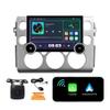 [2G+64G] 10.1" Double Knobs Carplay Android Auto Touchscreen Autoradio Car Stereo GPS Navigation FM Radio Head Unit WiFi Mirror Link Multimedia Player GPS Radio DSP ForToyota FJ Cruiser 2006-2020 view 1