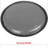 Auttoop Car Blck Subwoofer Metal Steel Mesh Speaker Cover, Speaker Grill Waffle Protector Guard, Decorative Car Audio Grille with 4 pcs Grills Clamps and Screws (10 inch) view 3