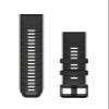 Garmin QuickFit, 22mm Black/Pebble Gry Silicone Band view 1