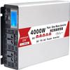 Pure Sine Wave Power Inverters 4000W/5000W/6000W/8000W Peak Power,DC 12V/24V/48V/60V/72V to AC 110V-130V/220V 230V 240V,Car Power Inverter,with Lcd Display AC Outlets,for Camping,Outdoor(4000W,12Vto22 view 1