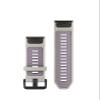 Garmin QuickFit, 20mm Fog Gray/Lavender Silicone Band view 2