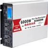 Pure Sine Wave Power Inverters 4000W/5000W/6000W/8000W Peak Power,DC 12V/24V/48V/60V/72V to AC 110V-130V/220V 230V 240V,Car Power Inverter,with Lcd Display AC Outlets,for Camping,Outdoor(6000W,24Vto22 view 1