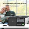 TOMASHI Portable AM FM Shortwave Radio with Large Knob, Big Speaker, and Headphone Jack,Transistor Radio with Best Reception for Seniors and Home (Black) view 2