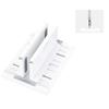 BE-TOOL Adjustable Vertical Laptop Desktop Stand, Anti-Slip Dock Laptop Holder Compatible with MacBook Dell Lenovo Samsung Sony HP Asus iPad, up to 17.3 inches, White