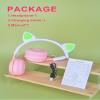 Game Headset, Cat Headphones with Microphone 94dB Volume Limited for School/iPad/PC/TV/Cellphones, view 4