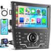 Car Stereo 4+64G Android 13 for Ford 2013-2018 Fusion Mondeo, 9 Inch IPS Touch Screen Car Radio with Wireless Carplay/Android Auto,GPS, WiFi, Bluetooth,FM, Support OBD2/DVR/DSP view 1