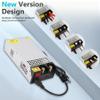 VIXKPIRR DC 12V 100A 1200W Power Supply, 110V AC to 12V DC Converter Transformer Adapter 100amp 1200W Switching Power Supply for LED Strip Light CCTV Camera Security System Radio 3D Printer view 3