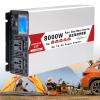 4000W/5000W/6000W/8000W Pure sine Wave Power Inverter DC 12V/24V/48V/60V/72V to AC 110V-130V /220V 230V 240V Car Converter Power Inverter,with LCD Display AC Outlets,for use,Camping(8000W,72Vto110V) view 1