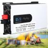 5000W 6000W 8000W Peak Pure Sine Wave Power Inverter 12V 24V 48V 60V 72V DC to 110V 220V 230V AC Car Plug Adapter Converter with LCD Display AC Outlets Car Charger for Road Trip Camping(6000W,48Vto110 view 1