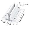 BE-TOOL Adjustable Vertical Laptop Desktop Stand, Anti-Slip Dock Laptop Holder Compatible with MacBook Dell Lenovo Samsung Sony HP Asus iPad, up to 17.3 inches, Black view 4